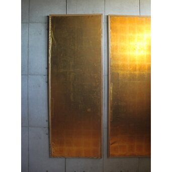 パネル 時代金屏風 2枚1組　Z994 