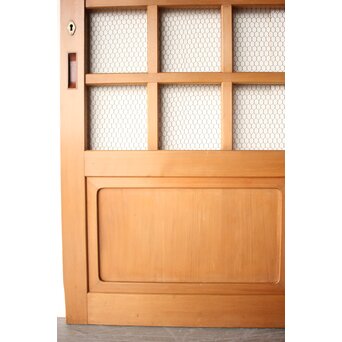 白木升格子蔵戸　W0286 