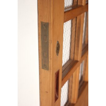 白木升格子蔵戸　W0286 