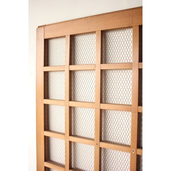 白木升格子蔵戸　W0286 