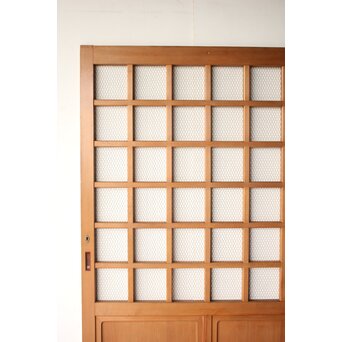 白木升格子蔵戸　W0286 