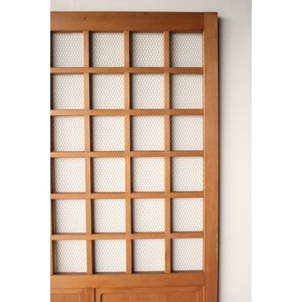 白木升格子蔵戸　W0286 