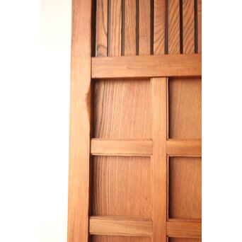 升格子腰板 総欅格子蔵戸　W0287 