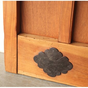 升格子腰板 総欅格子蔵戸　W0287 