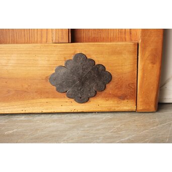 升格子腰板 総欅格子蔵戸　W0287 