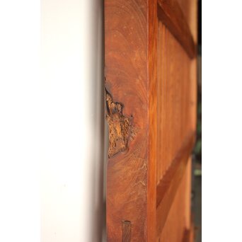 升格子腰板 総欅格子蔵戸　W0287 