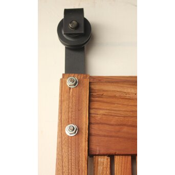 升格子腰板 総欅格子蔵戸　W0287 