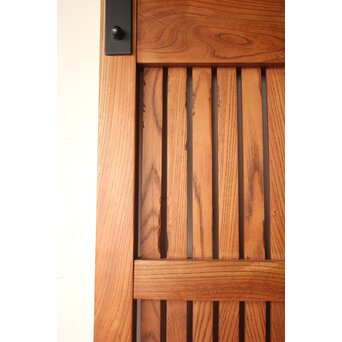 升格子腰板 総欅格子蔵戸　W0287 