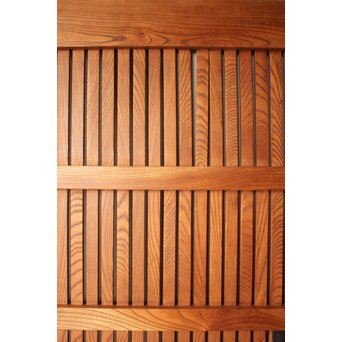 升格子腰板 総欅格子蔵戸　W0287 