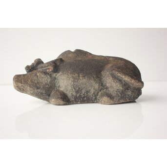 撫牛 石彫　U438 