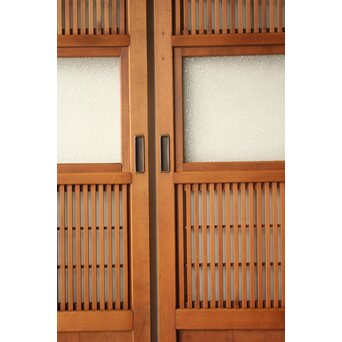 障子枠付 細身格子戸 4枚1組　L1236 