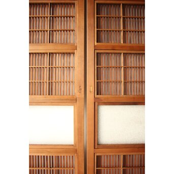 障子枠付 細身格子戸 4枚1組　L1236 