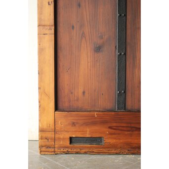鉄金具 堅牢升格子蔵戸　W0302 