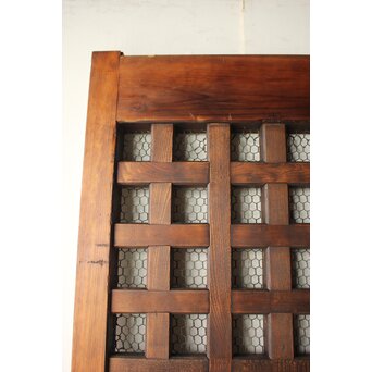鉄金具 堅牢升格子蔵戸　W0302 