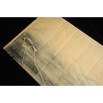 野口米次郎 ヨネノグチ 監修 渡辺木版画 葛飾北斎 富士 木版画　Z1070 