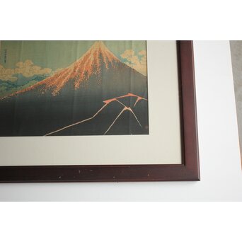 野口米次郎 ヨネノグチ 監修 渡辺木版画 葛飾北斎 富士 木版画　Z1070 
