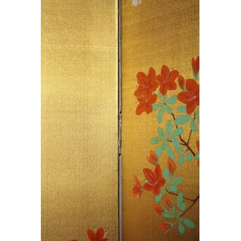 秋草図屏風　Z1075 