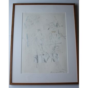 ロバート ラウシェンバーグ Robert Rauschenberg 『Noname (Elephant)』リトグラフ　Z1077 